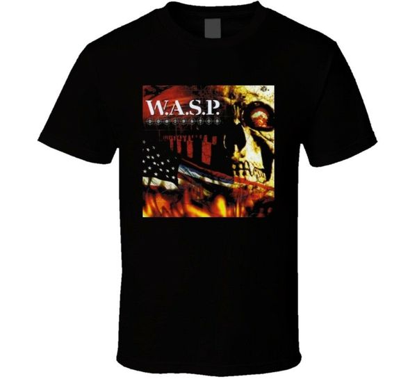 

wasp heavy metal rock 80s music t shirt