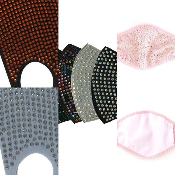 

bling protective bling diamond dustproof fashion mask pm2.5 mouth masks washable reusable gh1i