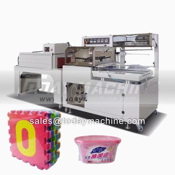 

automatic sleeve cutting shrink packing machine for carton box