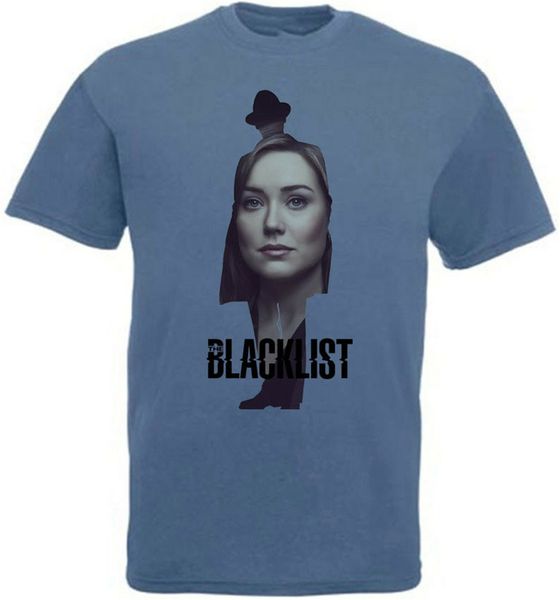 

blacklist tv series v6 t-shirt steel blue movie poster all sizes s 3xl tee shirt