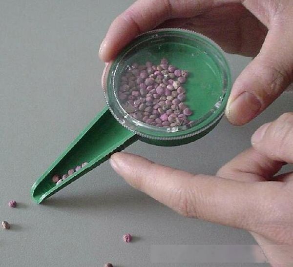 

fashion professional sow gardening tools adjustable size disseminator sower planter starter seeder with 5 different settings