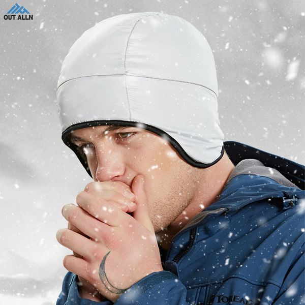 

ciclismo windproof skiing winter cap outdoor fleece thermal ski caps cycle headwear snow hiking cycling balaclava men women hat, Black