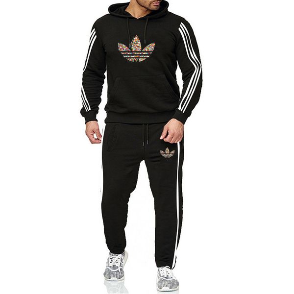 

outdoor designers clothes mens tracksuit sweat suits see autumn fashion jogger sweatshirt jacket pants sets sporting suit hoodie sportswear, Gray