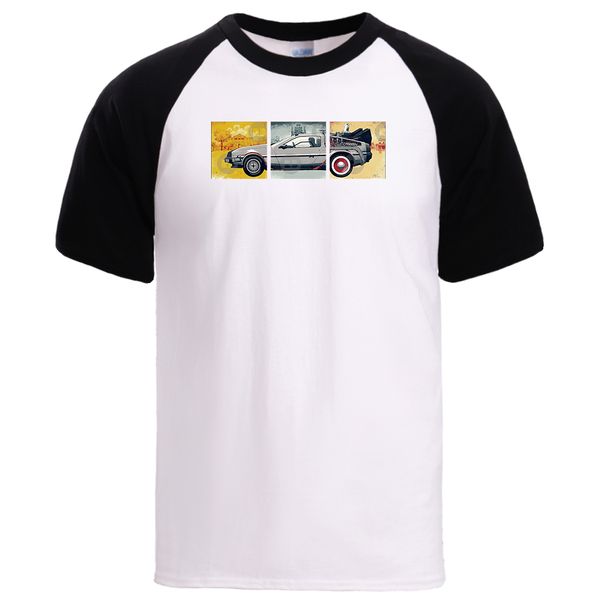 

back to the future tshirts short sleeve tee for man 2020 new summer spring cotton workout tshirts raglan tee