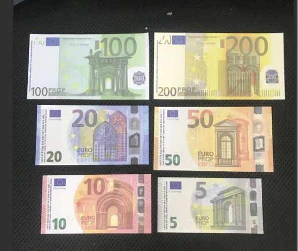 

most realistic prop money euro dollar pound bar props children's toys game props special movie game euro dollar pound stage money
