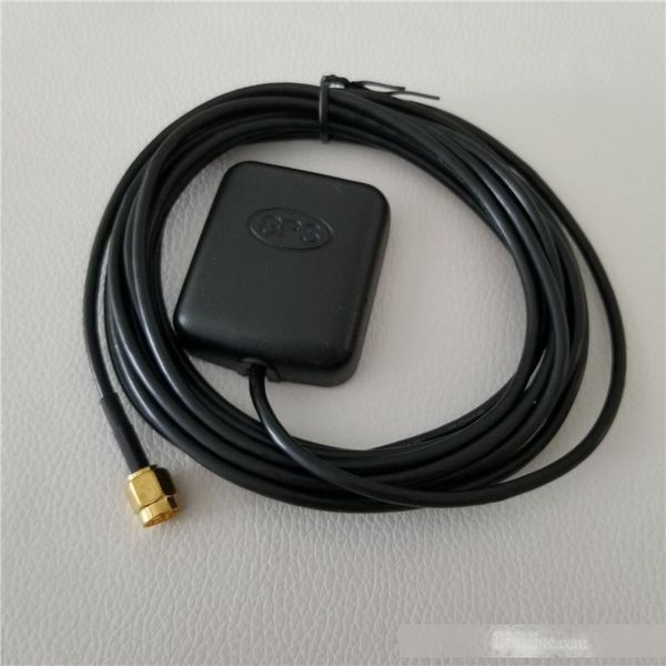 

10pcs/lot gps & dual-frequency active antenna car dvd navigation antenna sma male line cable 3m