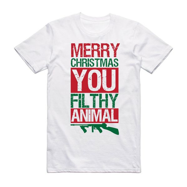 

merry christmas you filthy animal funny home alone inspired xmas t shirt gift loose size ajax tee shirt