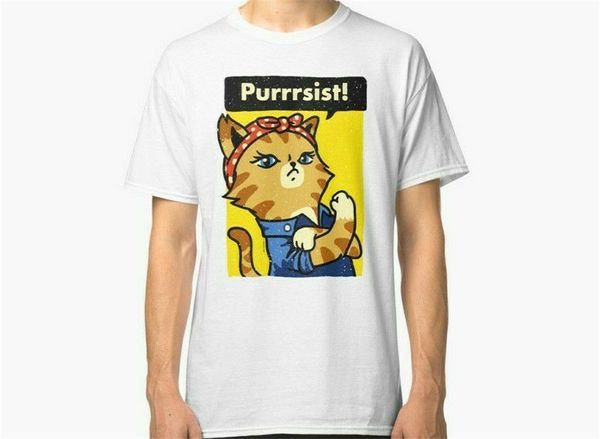 

new purrrsist men's t-shirt size s-2xl tee shirt