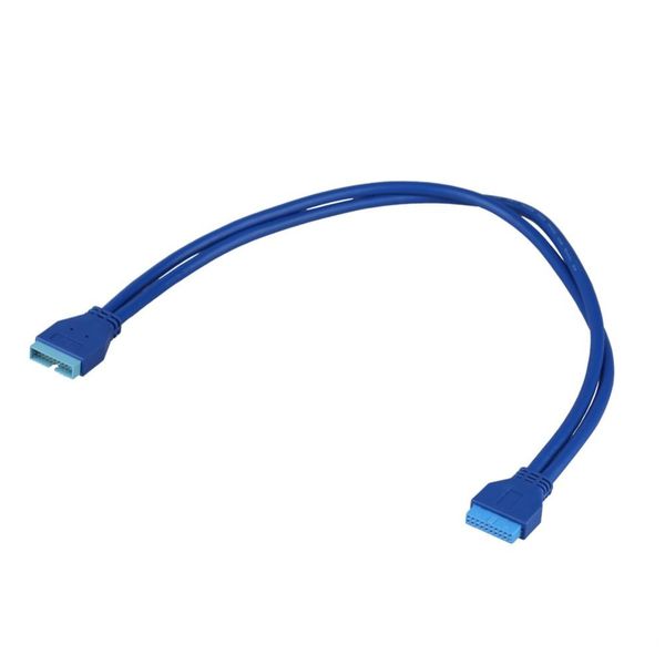 

0.5m male to female extension cable usb 3.0 housing mother board 20pin connect cable