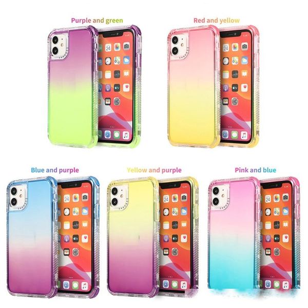 

gradient case for iphone 11 6 6s 7 8 plus x xr xs max ultra thin silicone case for iphone 5s se 11 pro max cover coque wholesale