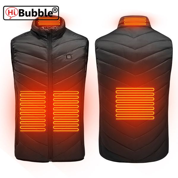 

обновление 4 площадь usb электрический теплый жилет зима отопление жилет супер теплая одежда открытый пальто отдых на природе туризм куртка, Gray;blue