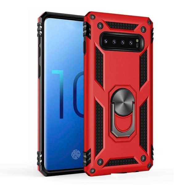 

hybrid armor metal ring stand magnetic car holder case for iphone x xr xs max 8 7 6 samsung s8 s9 s10 plus s10e note 9 j2 j7 prime j5 pro