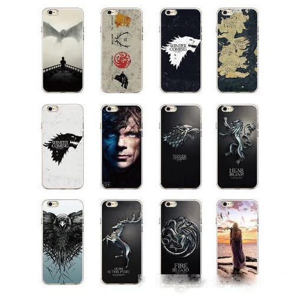 

game thrones daenerys dragon jon snow tyrion lannister soft clear phone case fundas for iphone 7 7plus 6 6s 6plus 5 8 8plus x xs max