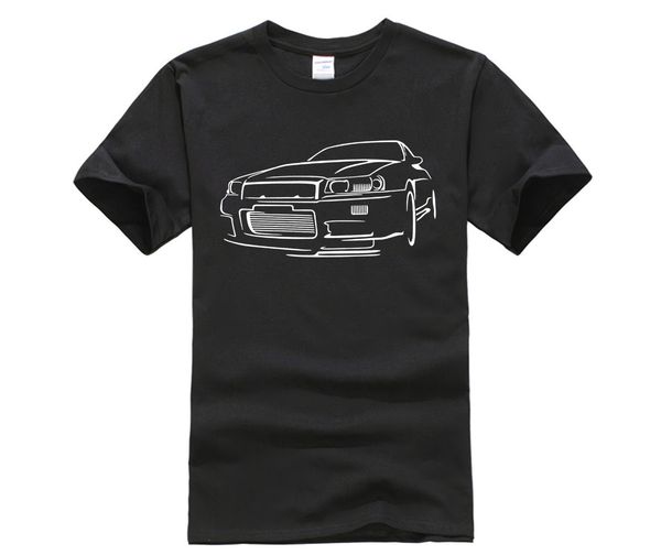 

fashion t shirt 100% cotton tuning gtr r34 membutuhkan kecepatan pembalap mobil auto tee trendy creative graphic t-shirt top