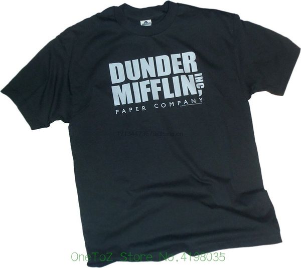 

dunder mifflin inc. логотип - - nbc управление молодежи футболка новая футболка мужская мода футболки