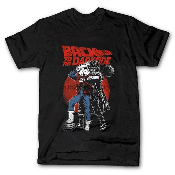 

back to the future dark side t shirt darth vader new arrival male tees casual boy humorous t-shirt discounts
