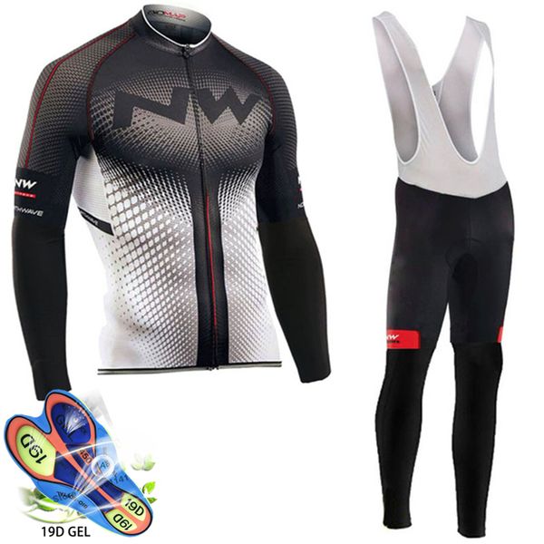 

2020 northwave cycling jersey pro team nw ropa ciclismo hombre spring triathlon cycling jersey set mtb clothing bib pants suits, Black;blue