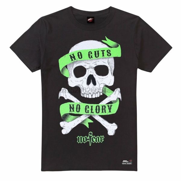 

mens no fear no guts tshirt licensed - tee smlxlxxl