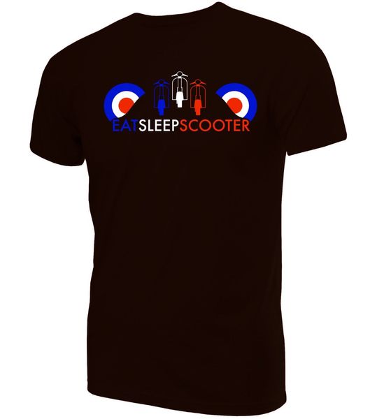 

2019 fashion eat sleep scooter printed t-shirt ~ novelty birthday present or gift all sizes men's tees