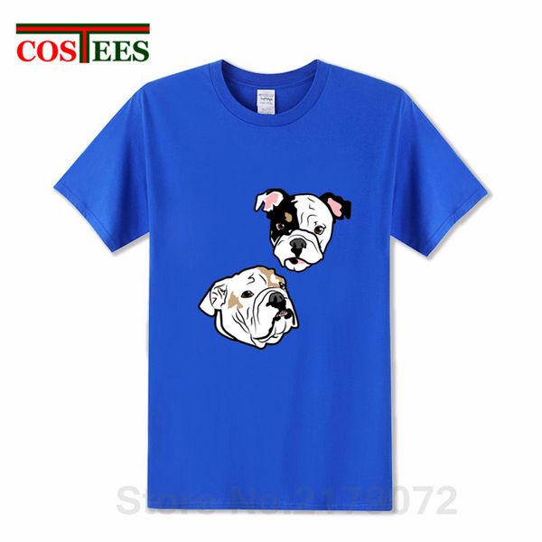 

симпатичный dax и дарел t shirt мужчины kawaii английский бульдог футболка валентин день пара тис его и ее одежды любовников одежды