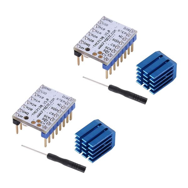 

2pcs 3d printer stepper motor driver module tmc2130 with heatsink