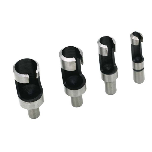 

4pcs carbon steel wood plug cutter cutting power drill bit set craft tool cork knife cork drill bjstore