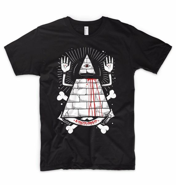 

illuminati t shirt killuminati pyramid triangle eye 2pac asonry nwo dollar 3d t-shirt men plus size cotton tee