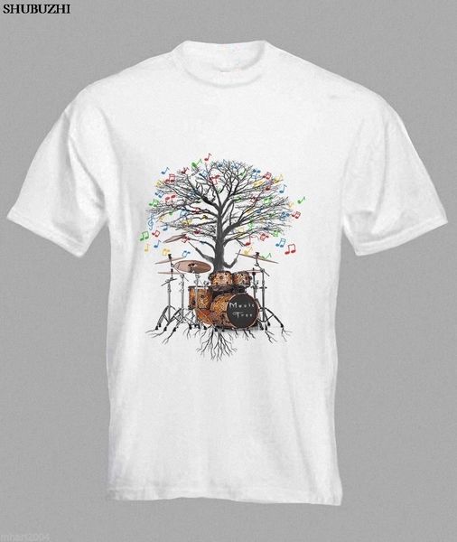 

drummer t-shirt musical drum kit tree percussionist in sizes s to 3xl short sleeve plus size t-shirt