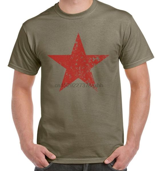 

red communist star cuba men t-shirt - che guevara marx communism