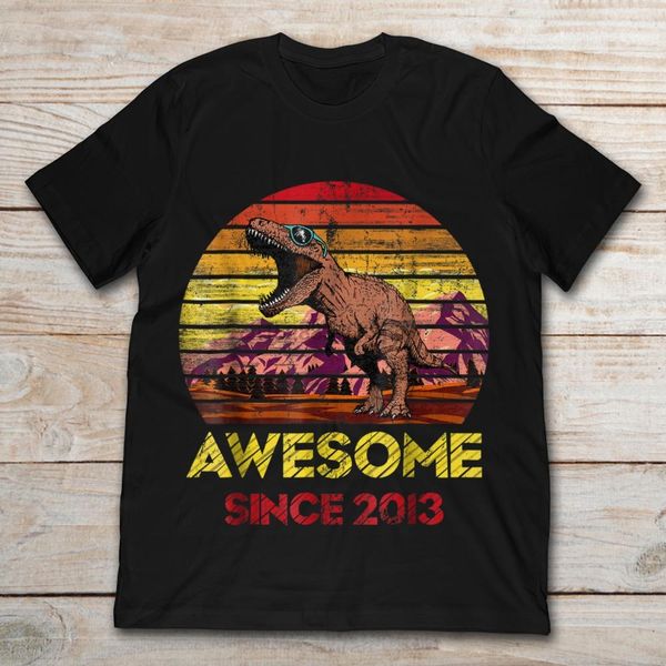 

tyrannosaurus awesome sine 2013 vintage t-shirt