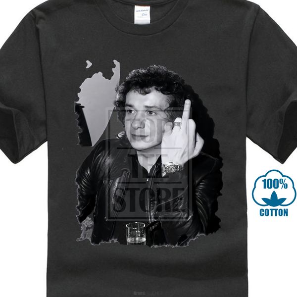 

michel sardou 2020 new loose cartoon tshirt new fashion for men black