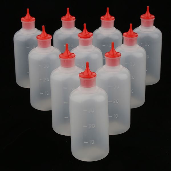 

10pcs 30ml squeezable liquid reagent drop bottle eye dropper