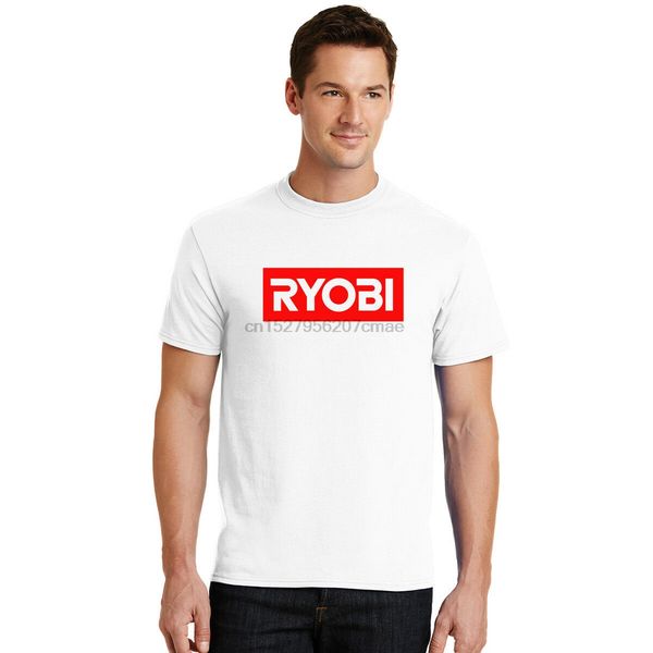 

ryobi электроинструменты techno japan мужчин белые футболки 100% хлопок graphic tee