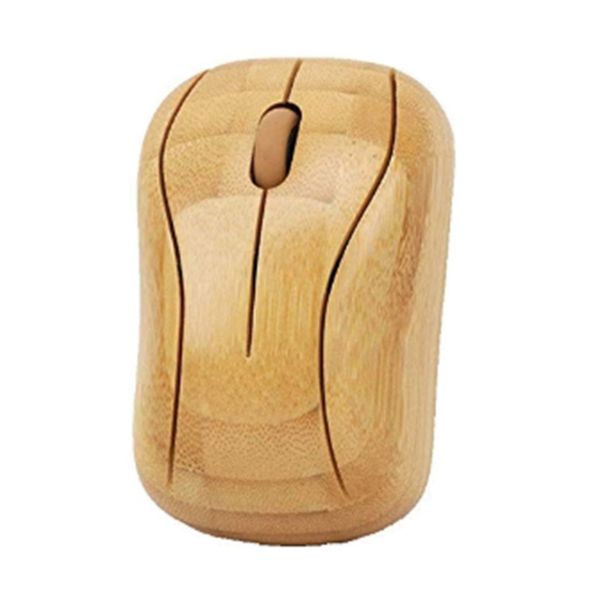 

2.4g wireless optical bamboo mouse adjustable dpi computer mouse with usb receiver for notebook pc lapcomputer