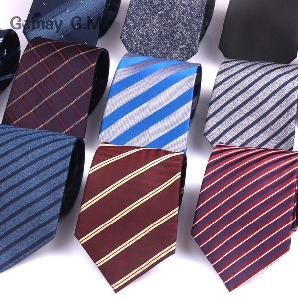 

новые 100% silk шея галстуки для мужчин моды классического жаккарда полосатых связей для man red blue navy галстук подарки партии stripe tie, Blue;purple