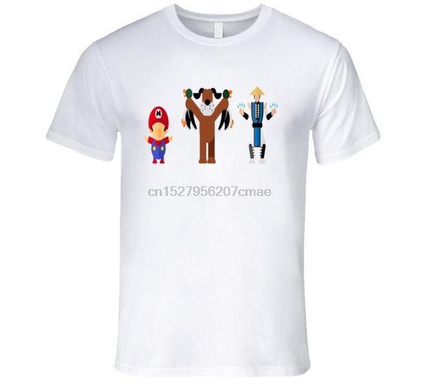 

mario raiden mortal kombat shooting ducks 90 memories t shirt