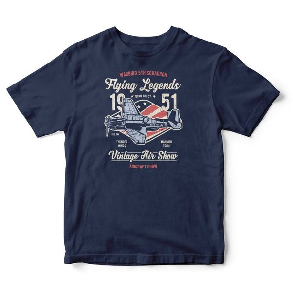 

new men's t shirt flying legends t shirt airplane raf airforce usa military funny o neck t shirt