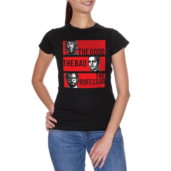 

cuc t-shirt дом paper-good bad профессор каса-де-papel netflix