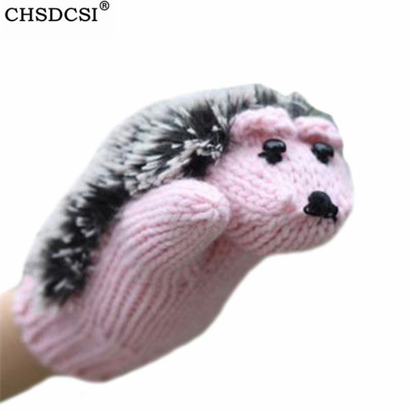 

chsdcsi hedgehog дизайн 1pair женщин прекрасные зимние теплые девушки наручные варежки пушистые перчатки варежку открытый luvas симпатичные, Blue;gray