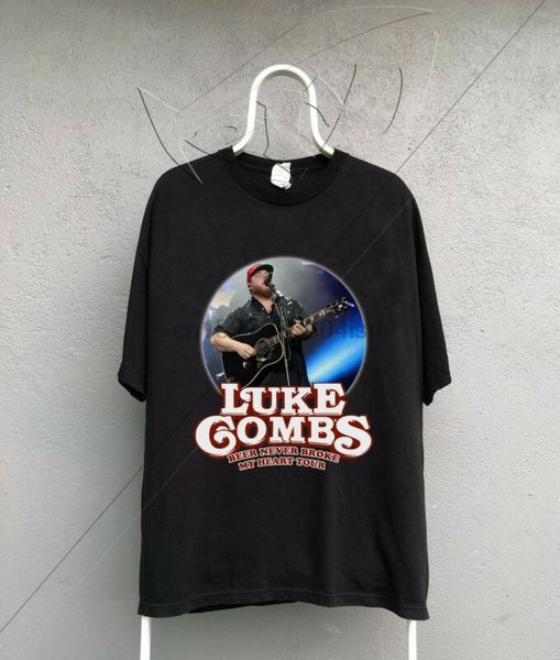 

luke combs beer never broke my heart tour concert 2019 t shirt size s-5xl rare