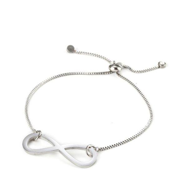 

stainless steel eternal 8 words bracelet accessories jewelry friendship friendship couples gifts infinity bracelet jewelry, Black