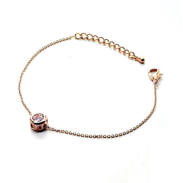 

gold-color zircon bracelets for women simple thin bracelet fashion jewelry wholesale female gift, Black