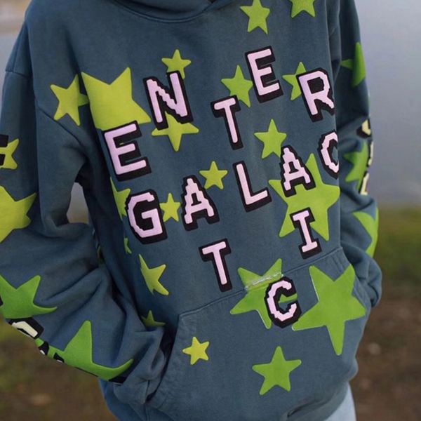 

cpfm.xyz takashi cudi print kid god hoody men's green of woman genter galactic foam murakami fear sweatshirt hoodies star loose lum nnf, Black