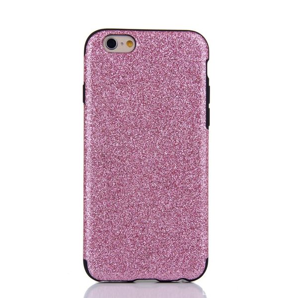 

glitter powder pu paste skin soft tpu protective case for iphone 7 7plus 6 6plus 5 samsung s7 s6 100pcs