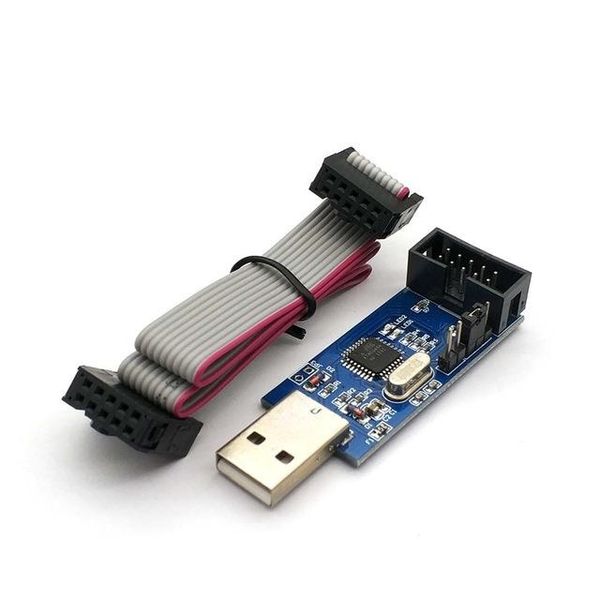 

replacement parts & accessories usb isp usbasp usbisp programmer for 51 atmel avr download support win 7 64 (random color