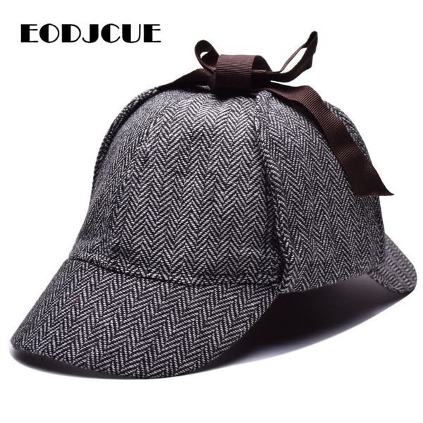 

sherlock holmes detective beret hat cosplay accessories berets men women two brims hat peaky blinder casquette, Blue;gray