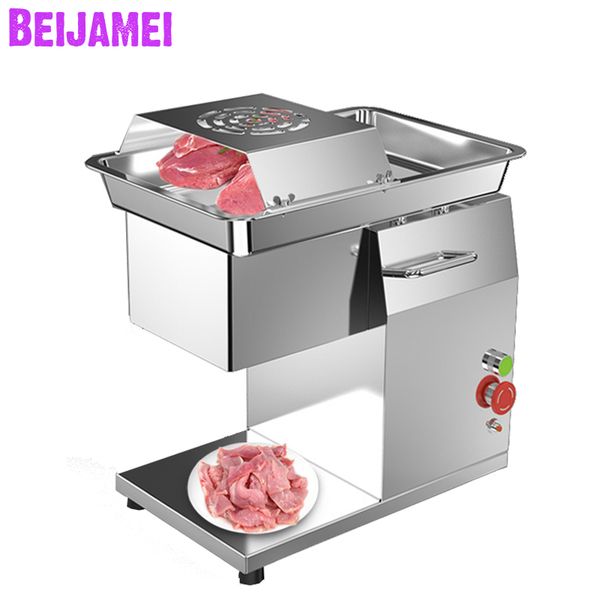 

beijamei new arrival meat slicer machine stainless steel automatic meat cutter mincer commercial sliced cutting machine