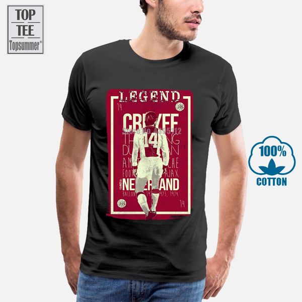 

t shirt legend johan cruijff nederland the funny t shirt men summer short sleeves cotton t shirt tee