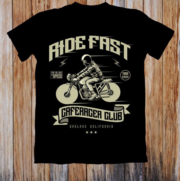 

лето 2019 100% хлопок нормальный ездить быстро caferacer клуб rebel тенниска бизнес