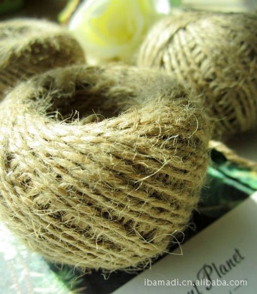 

handmade diy материал оригинальные diy сырья конопля канат сырья цвет пеньковый канат 2мм около 64 метров в длину могут быть использованы в